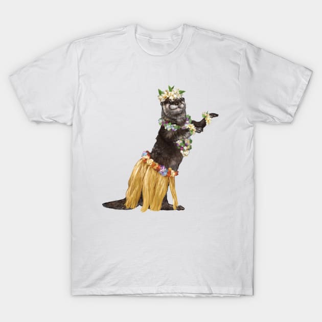 Otter the Hawaiian Dancer T-Shirt by bignosework